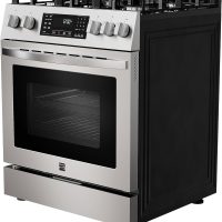 Kenmore Front Control Gas Range Oven with 5 Cooktop Burners, True Convection, Steam and Self Clean, Freestanding Stainless Steel Stove and Oven, 4.8 cu. ft. Capacity - Image 13