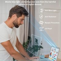 F FORITO 2-Pack 15.6 Inch Anti Blue Light Laptop Screen Protector, Eye Protection Anti Glare Matte Computer Screen Cover for 15.6" Laptop with 16:9 Aspect Ratio, Reduce Eye Strain and Touch Sensitive - Image 2