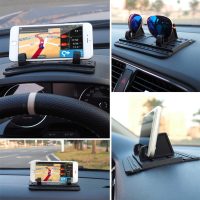 AONKEY Cell Phone Holder for Car, Dashboard Car Pad Mat Vehicle GPS Mount Universal Fit All Smartphones, Compatible with iPhone Xs/XS Max XR X 6S 7/8 Plus - Image 7