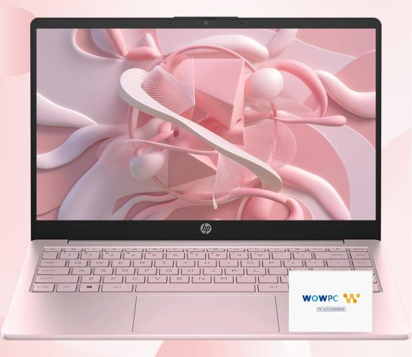 HP 14 Ultrabook • Back to School Limited Edition w/Microsoft 365 • Intel 4-Core CPU • 8GB RAM • 1.6TB Storage (128GB OnBoard w/ 512GB Portable Drive + 1TB OneDrive) • Tranquil Pink • Win 11