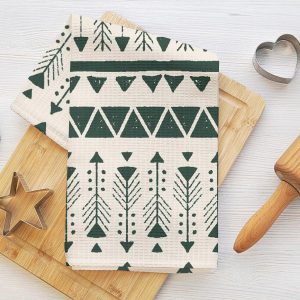 Kitchen Towels, Absorbent Microfiber Tableware Decorative Dish Cloth Tea Towel176