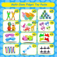 1000 Pcs Party Favors for Kids, Fidget Toys Bulk, Prizes for Kids, Fidget Stocking Stuffers Birthday Party Gifts, Carnival Treasure Classroom Prizes Box, Goodie Bag Stuffers, Birthday Party Toys - Image 4