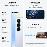 SAMSUNG Galaxy S25 Cell Phone, 128GB AI Smartphone, Unlocked Android, AI Camera, Fast Processor, ProScaler Display, Long Battery Life, 2025, Navy (Renewed) - Image 6