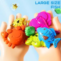 Magnetic Fishing Game Toys for Kids Toddlers 3-5 4-8, Water Table Bathtub Toys with Pole Rod Net Plastic Floating Fish, Water Bath Pool Outdoor Toys for Kids Toddlers Baby Age 3 4 5 6 7 8 Year Old - Image 3
