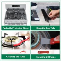 2Pcs Stove Guard for Gas Stoves, Stove Top Covers for Gas Burners - 5 Burner Reusable Gas Stove Protectors for Samsung Gas Range, Non-Stick & Washable - Image 3