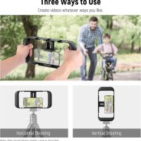 NEEWER Mobile Phone Video Rig, Mobile Phone Grip Stabiliser Cage with Cold Shoe and 1/4 Inch Thread, Video Recording Film Rig, Compatible with iPhone 16 15 Pro Max Plus 14 13 Mini X XS Max XR - Image 3