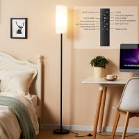 Ambimall Floor Lamps for Living Room, 64" Modern Floor Lamp with Remote Control and Stepless Dimmable Colors Temperature & Brightness, Standing Lamps for Living Room Bedroom Office, 9W Bulb Included - Image 6