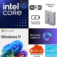HP 14 Ultrabook • Back to School Limited Edition w/Microsoft 365 • Intel 4-Core CPU • 8GB RAM • 1.6TB Storage (128GB OnBoard w/ 512GB Portable Drive + 1TB OneDrive) • Tranquil Pink • Win 11 - Image 2