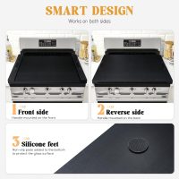 Noodle Board Stove Cover with Handles, Multiple Stove Top Cover Board for Electric/Gas Stove Top(Black) - Image 5