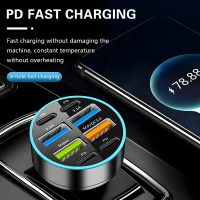 8 Ports 66W Car Charger, 12-24V Super Fast Charging with USB 3.1A PD&QC 3.0 with LED Voltmeter for Cigarette Lighter Plug, Compatible with All Smartphone, Universal Auto Accessories - Image 5