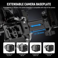 NEEWER V Mount Battery Plate with Arca Type Quick Release Plate, Foldable V Lock Mounting Adapter for NEEWER PS099E, Compatible with Camera Cage Video Rig Accessories DJI RS4 RS3 Gimbal, PS015 PRO - Image 6