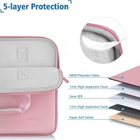 Hseok Laptop Sleeve 14 inch Case with Small Pouch, Neoprene Computer Bag Compatible with MacBook Pro 14" M4/M3/M2/M1 2025-2021, MacBook Air/Pro 13" and Most 14 inch Notebooks，P01K01 - Image 3