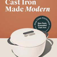 Caraway Enameled Dutch Oven - 6.5 qt Cast Iron Dutch Oven With Lid - 3 Layer Enamel Coating - No Seasoning Required - Compatible With All Stovetops - Oven Safe - No Forever Chemicals - Rust - Image 2