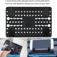 AONKEY Cell Phone Holder for Car, Dashboard Car Pad Mat Vehicle GPS Mount Universal Fit All Smartphones, Compatible with iPhone Xs/XS Max XR X 6S 7/8 Plus - Image 4