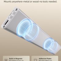 6-Pack Under Cabinet Lighting Wireless, LED Motion Sensor Light Indoor, Rechargeable Closet Lights Battery Operated, Dimmable & 3 Color Temps, Under Counter Lights for Kitchen, Stairs (8inch) - Image 7