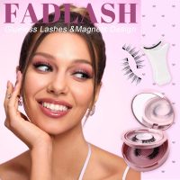 FADLASH 2 Pair Magnetic Eyelashes with Applicator Reusable Magnetic Lashes Wispy Lashes No Glue Needed False Eyelash Natural Look (A02) - Image 9