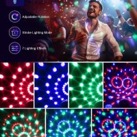 Luditek Sound Activated Party Lights with Remote DJ Lighting, Disco Ball Strobe Stage Light for Home Room Dance Parties Birthday Karaoke Stocking Stuffers New Years Eve Halloween Christmas Decorations - Image 6