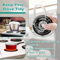 5304430149 5304430150 Black Porcelain Drip Pan Set & MP22YA Electric Range Burner Element Unit Set by Cenipar-Compatible with Frigi-daire Ken-more Cros-ley Tap-pan Range Oven/Stove - Image 6
