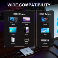 USB C to Dual HDMI Adapter 4K@30Hz, KOZYC USB C Hub Multiport Adapter with 2xHDMI, USB 3.0, 100W PD, Support USB C to HDMI Splitter Extended Display for MacBook Pro (MST is not Supported on MacOS) - Image 6