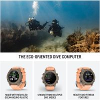 Garmin® Descent™ G2, Watch-Style Dive Computer, Bright AMOLED Display, Multiple Dive Modes, Health and Wellness Features, Paloma with Shell Pink Band - Image 5