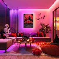 Govee RGBIC LED Strip Lights, 32.8ft Smart LED Lights for Bedroom, Bluetooth LED Lights APP Control, DIY Multiple Colors on One Line, Color Changing LED Strip Lighting Music Sync, Home Decor - Image 2