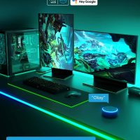 Govee RGBIC Gaming Lights, 10ft Neon Rope Lights Soft Lighting for Gaming Desks, LED Strip Lights Syncing with Razer Chroma, Support Cutting, Smart App Control, Music Sync, Adapter (Only 2.4G Wi-Fi) - Image 7