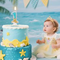 Birthday Number Candles, Beach Starfish Sequins Birthday Candles for Cake, Glitter Number 2 Candle Cake Topper Decoration for Boys Girls Party Supplies (Decor 2) - Image 6