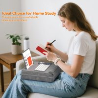 KDD Laptop Lap Desk with Cushion, Laptop Table with Storage for Bed & Sofa, Adjustable Lap Pillow Stand with Anti-Slip Strip & Cell Phone/Tablet Slot for Home Office College - Image 7