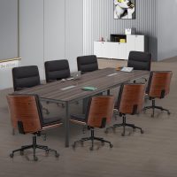 Armless Modern Walnut Office Desk Chair with Wheels, Adjustable Wide Swivel Task Chair, Ergonomic Cross Legged Fabric Chair for Conference Room, Home Office (Black) - Image 8