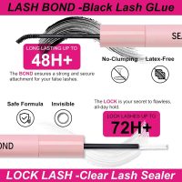 Lash Clusters Kit Fluff 80D 100D Individual Lashes D Curl Cluster Eyelash Extensions 10-18mm DIY Lash Extension Kit Lash Bond and Seal Waterproof, Lash Applicator, Thick False Eyelashes Kit - Image 3