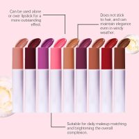 Staining Oil, Lips Staining Lip Oil, Both an Oil and a Stain, Lip Tint Lips Oil Long-Lasting Moisturizing, Non-stick to Cup, Rose & Sweet Glossy Creamy Texture (Sweet) - Image 6