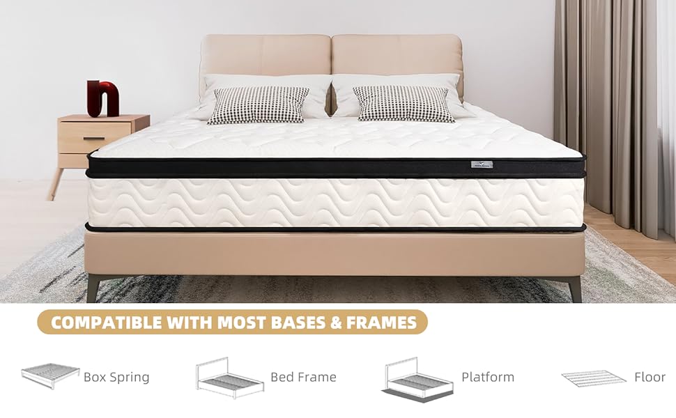 hybrid queen mattress 10 inch colchon queen queen mattress firm colchones queen en oferta wueen bed