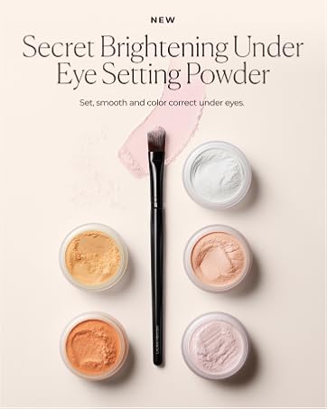 laura mercier new secret brightening under eye setting powder; color correct; set concealer