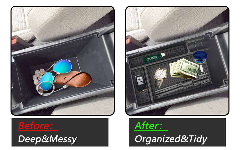 Car Console Organizer Tray 