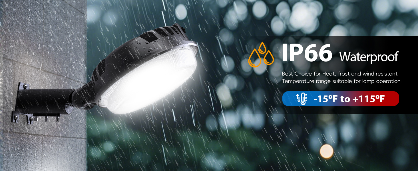 IP66 Waterproof/Weather resistant