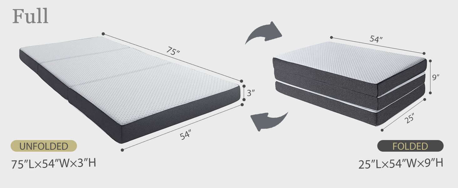 foldable mattress