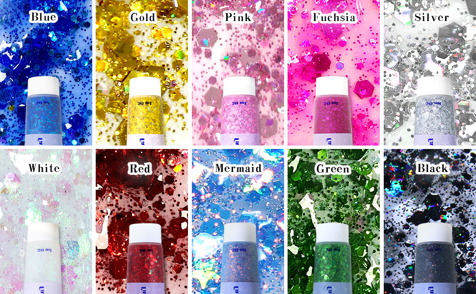 Multiple sequin colors available