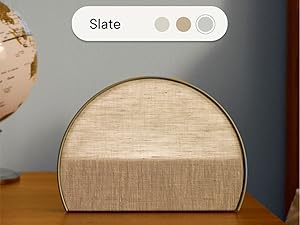 Hatch, Restore 2, slate, bedside sleep guide, sunrise alarm clock, sound machine, reading light