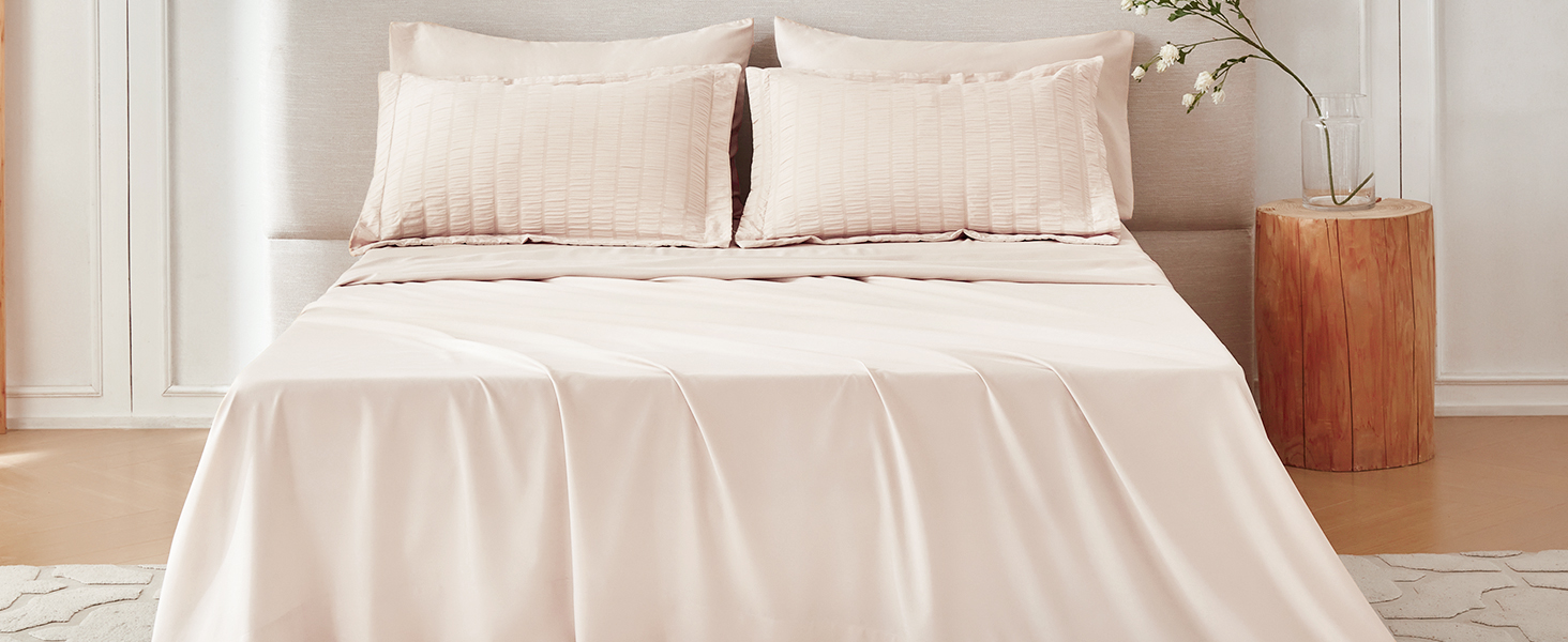 comforter set luxury soft seersucker texture breathable elegant bed in a bag lightweight cozy