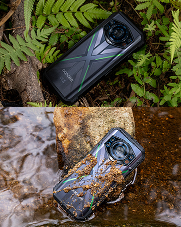 DOOGEE Scyber Pro Rugged Phone, 10800mAh Android 14 Rugged Smartphone, 32GB+512GB, Helio G100 Octa
