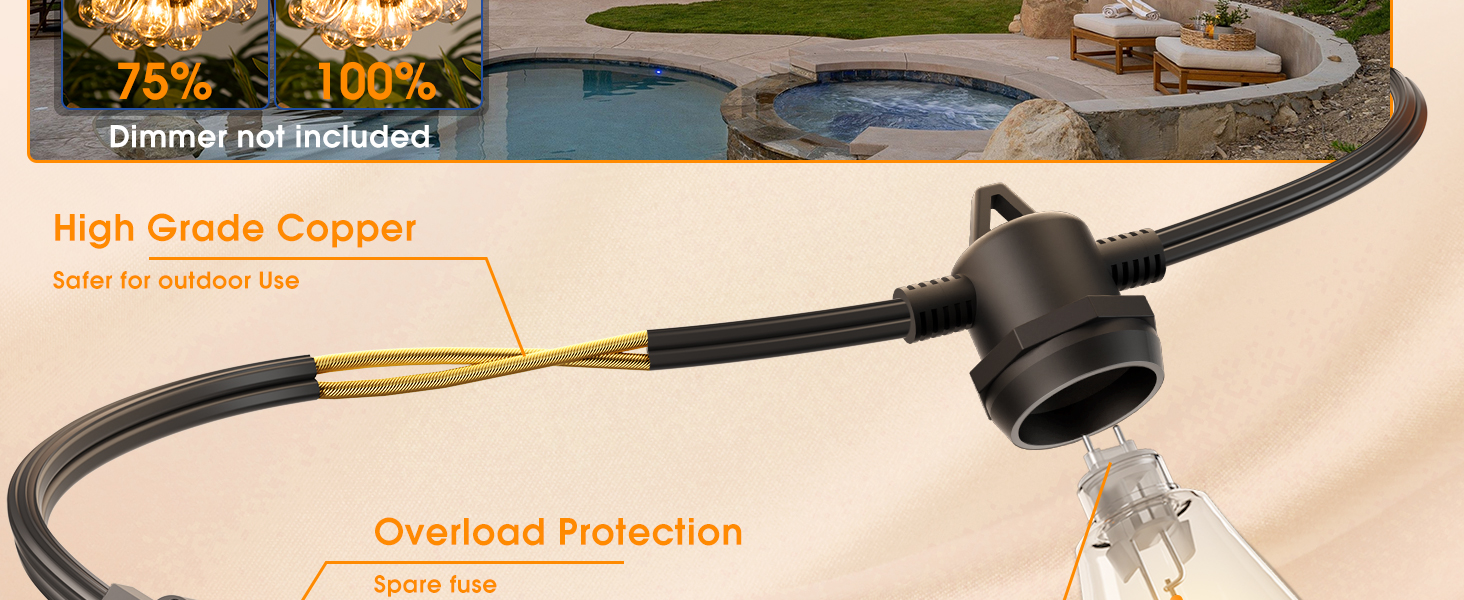 solar string lights outdoor