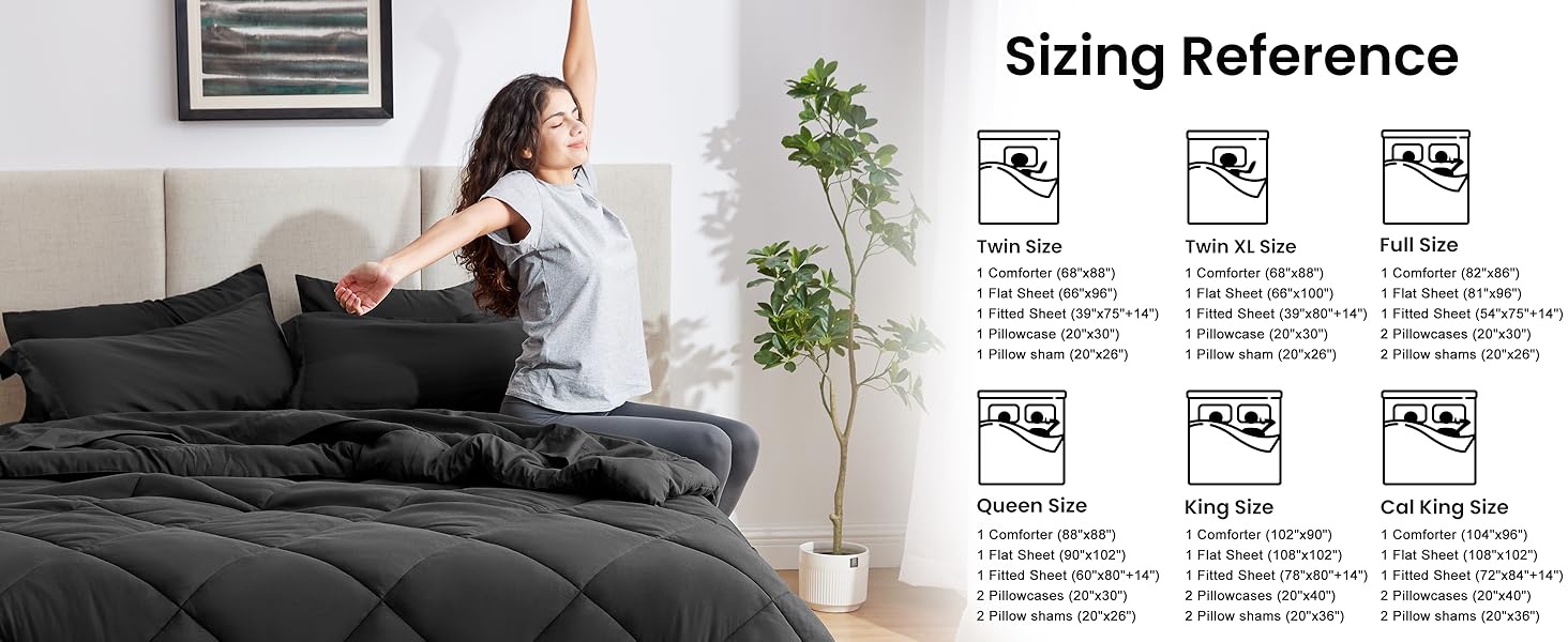 comforter set bed in a bag