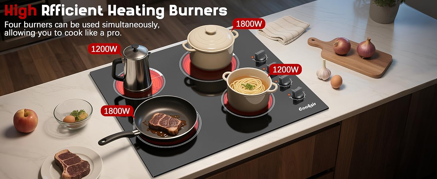 24 inch electric cooktop