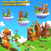 100PCS Magnetic Blocks Magnetic Building Blocks Sensory Toys for Kids Ages 3-5 6-8 8-12 Kids Game Toys for 3+ Year Old Boys & Girls, 3 4 5 6 7 8 9 10 Year Old Boy Birthday Gifts - Image 4