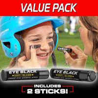 GoSports Anti Glare Eye Black Sports Stick for Football, Baseball, Softball & More - 2 Pack Under Eye Sports Paint Sticks - Image 5