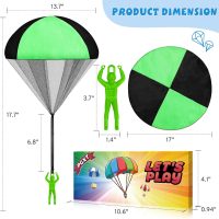 Parachute Toy for Kids, Outdoor Toys Flying Parachute Men, Inside & Outside Toys for or 3 4 5 6 7 8 9 10 11 12 Year Old, Thanksgiving Day for Boy Girl 4-8 Year Old, Unique Boys Party Favors - Image 8