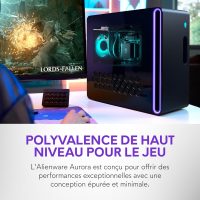 Alienware Aurora Gaming Desktop ACT1250 - Intel Core Ultra 7 265KF Processor, Liquid Cooled, NVIDIA GeForce RTX 5070, 32GB DDR5 RAM, 2TB SSD, 1000W Platinum Rated PSU, Win 11 Home - Clear Panel - Image 3