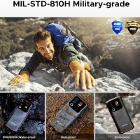 DOOGEE Blade 20 Ultra Rugged Phone Unlocked,32GB+512GB,10300mAh Large Battery Rugged Smartphone with 1.54"IPS Rear Display,6.6"HD+90Hz Android 14,50MP+8MP,IP68/IP69K Waterproof Phones,Face ID/NFC/OTG - Image 8