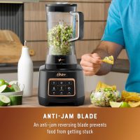 Oster Extreme Mix Blender, 1500 Watt High Speed Blender with 10-Point Blade, 64 oz. with Auto Programs - Image 3