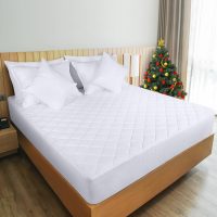 Utopia Bedding Queen 2 Pack Quilted Fitted Mattress Pad, Queen Size, Elastic Fitted Mattress Topper Protector and Cover Stretches up to 16 Inches Deep, Machine Washable (White) - Image 6